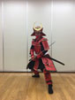 Armadura Samurai hecha con material reciclado por Masashiro Kadoi